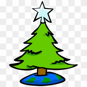 Club Penguin Rewritten Wiki - Small Picture Of Christmas Tree, HD Png Download - small tree png