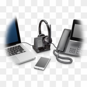 Savi 8220 Cisco Apple Headset System - Plantronics Savi 8220, HD Png Download - headset png