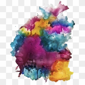 Pastel Watercolor Png - Rainbow Watercolor Splash Png, Transparent Png - pastel png