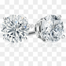 Free Png Diamond Stud Earrings Png Image With Transparent - Diamond Stud Earrings Yellow Gold, Png Download - earrings png