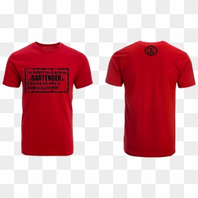 Image Of Bartender - Active Shirt, HD Png Download - bartender png