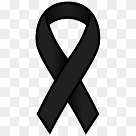 Download Black Ribbon, HD Png Download - ribbon vector png