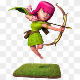 Clash Of Clans Troops Archer , Png Download - Clash Of Clans Archer, Transparent Png - archer png