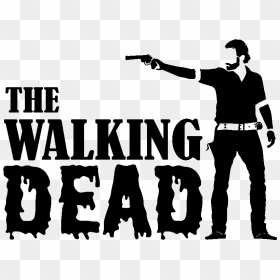 Rick Grimes Negan Carl Grimes Daryl Dixon Michonne - Walking Dead Rick Silhouette, HD Png Download - negan png