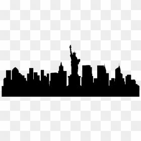 Pt Deeg C Png - New York Skyline Silhouette Png, Transparent Png - houston skyline png