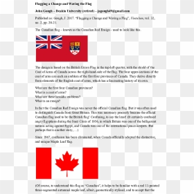 Canadian Flag, HD Png Download - canada flag png