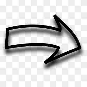 Curved Arrow Clipart, HD Png Download - right arrow png