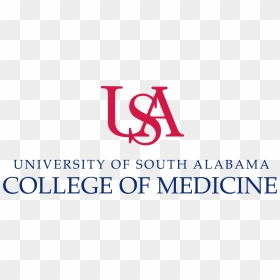 Usa College Of Medicine Centered - Logo University Of South Alabama, HD Png Download - alabama logo png