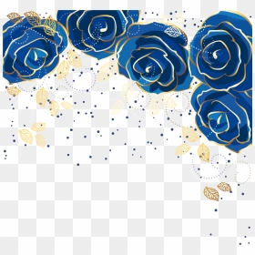 Transparent Blue Roses Png - Royal Blue Flower Background, Png Download - blue rose png