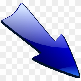 Down Right Arrow - Arrow Pointing Right Down, HD Png Download - right arrow png
