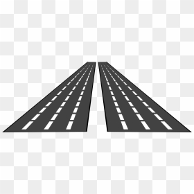 Highway Clipart Straight Road - Highway Clipart, HD Png Download - straight road png