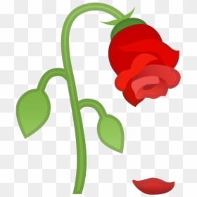 Rosa Caida Emoji, HD Png Download - cherry blossom emoji png