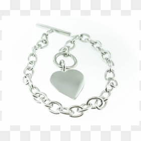 Chain, HD Png Download - silver heart png
