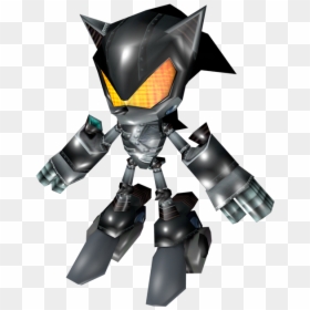 Mecha Sonic Silver Sonic, HD Png Download - metal sonic png