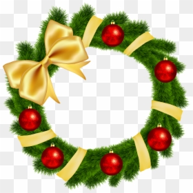 Christmas Wreath Images Free Clip Art, HD Png Download - christmas corner png