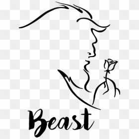 Beauty And The Beast Sketch, HD Png Download - megatron png