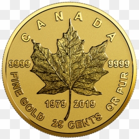 2019 Gold Maple Leaf, HD Png Download - mario coins png