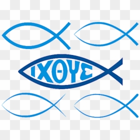Christian Fish Symbols, HD Png Download - ichthus png