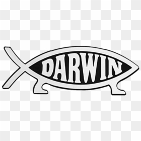 Darwin Car Emblem, HD Png Download - ichthus png