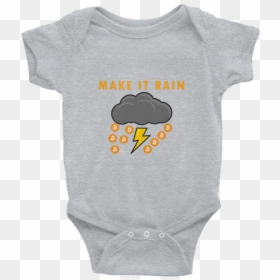 Onesie For Babies, HD Png Download - make it rain png