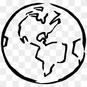 Earth Clipart Black And White, HD Png Download - sun clipart black and white png