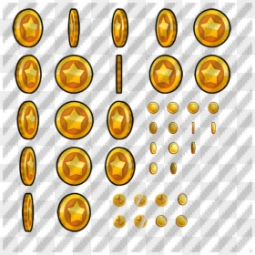 Coin Animation Png, Transparent Png - mario coins png