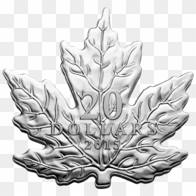 20 Dollar Maple Leaf Coin, HD Png Download - canada maple leaf png