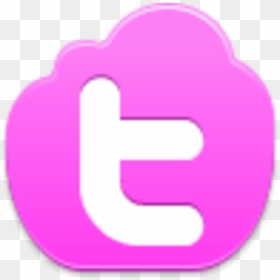 Transparent Twitter Logo Pink Png, Png Download - pink twitter png