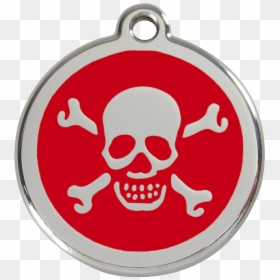 Medaglietta Cane Teschio, HD Png Download - skull and cross bones png