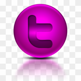Facebook Png Logo Purple, Transparent Png - pink twitter png