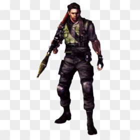 Chris Redfield Re5 Stars, HD Png Download - chris redfield png