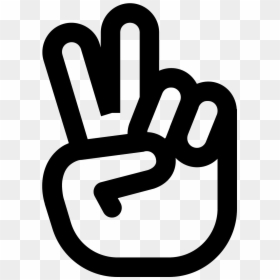 Peace Sign Hand Icon, HD Png Download - ok sign emoji png