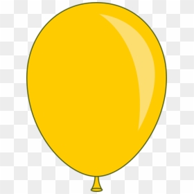 Single Transparent Background Balloon Clipart, HD Png Download - yellow balloons png