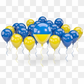 Blue And Yellow Balloons Png, Transparent Png - yellow balloons png