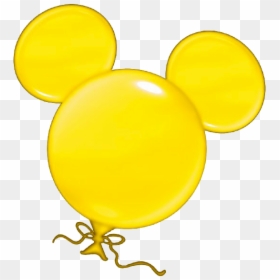 Mickey Mouse Balloon Clipart, HD Png Download - yellow balloons png