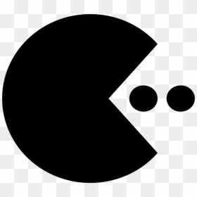 Pac Man Black And White, HD Png Download - pacman logo png