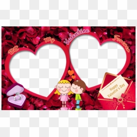 Heart, HD Png Download - valentines day frame png