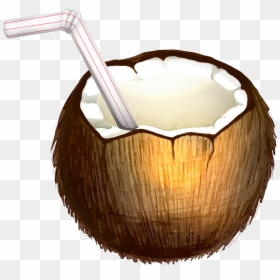 Coconut Cocktail Png, Transparent Png - coconut drink png