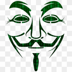 Guy Fawkes Mask, HD Png Download - anonymous.png