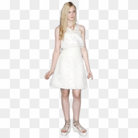 Girl, HD Png Download - white dress png