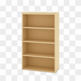 4 Shelf Bookcase, HD Png Download - shelves png