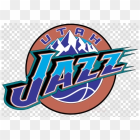 Retro Utah Jazz Logo, HD Png Download - houston rockets png