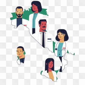 Illustration, HD Png Download - doctor standing png