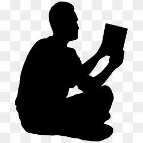 Person Reading Png Silhouette, Transparent Png - people reading png