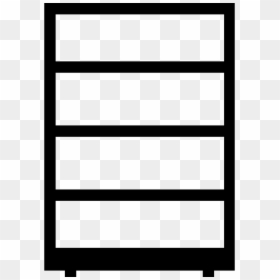 Black-and-white, HD Png Download - shelves png