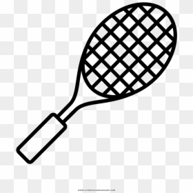 Long Tennis Icon, HD Png Download - badminton racket png