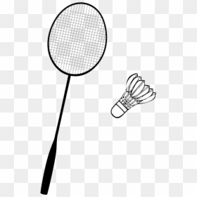 Badminton Racket And Shuttlecock, HD Png Download - badminton racket png