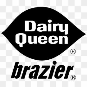 Dairy Queen Logo Black And White, HD Png Download - dairy queen logo png