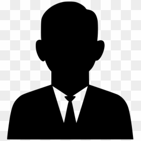 Customer Image Black And White, HD Png Download - man in suit silhouette png