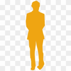 Man In A Yellow Suit Png, Transparent Png - man in suit silhouette png